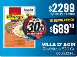 Diarco Villa d' agri ravioles oferta