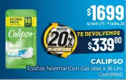 Diarco Calipso toallas normal con gel alas oferta