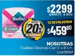 Diarco Nosotras toallas clásicas cur v oferta
