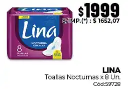 Diarco Lina toallas nocturnas oferta