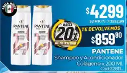 Diarco Pantene shampoo y acondicionador colágeno oferta