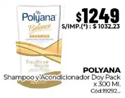 Diarco Polyana shampoo y acondicionador doy pack oferta