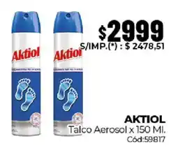 Diarco Aktiol talco aerosol oferta