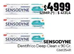Diarco Sensodyne dentifrico deep clean oferta
