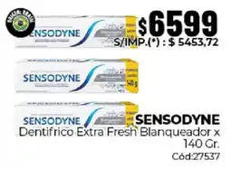 Diarco Sensodyne dentifrico extra fresh blanqueador oferta
