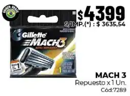 Diarco Gillette mach 3 repuesto oferta