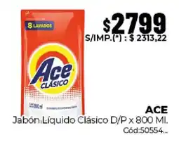 Diarco Ace jabón líquido clásico d/p oferta