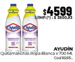 Diarco Ayudín quitamanchas ropa blanca oferta