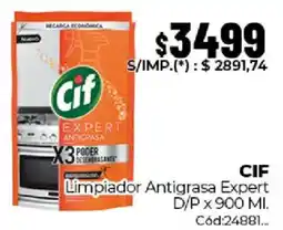 Diarco Cif limpiador antigrasa expert d/p oferta