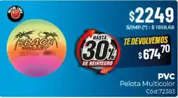 Diarco Pvc pelota multicolor oferta