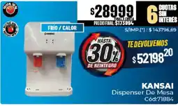 Diarco Kansai dispenser de mesa oferta