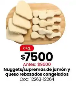 Coto Nuggets/supremas de jamón y queso rebozados congelados oferta