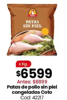 Coto Coto patas de pollo sin piel congeladas oferta