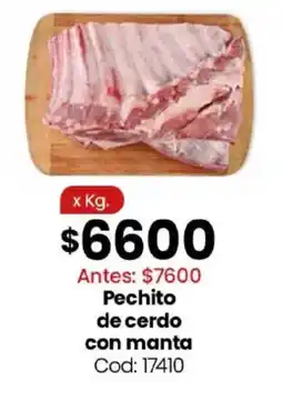 Coto Pechito de cerdo con manta oferta