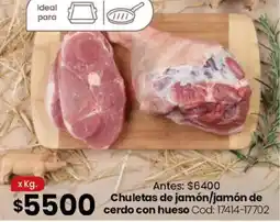 Coto Chuletas de jamón/jamón de cerdo con hueso oferta