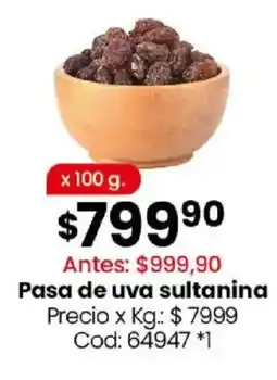 Coto Pasa de uva sultanina oferta
