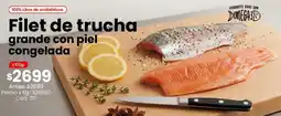 Coto Filet de trucha grande con piel congelada oferta