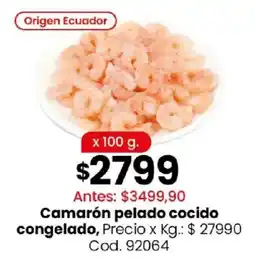 Coto Camarón pelado cocido congelado oferta