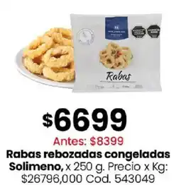 Coto Solimeno rabas rebozadas congeladas oferta