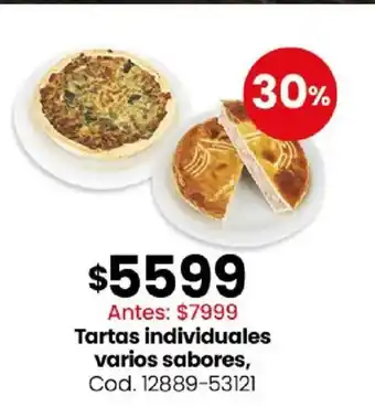 Coto Tartas individuales varios sabores oferta