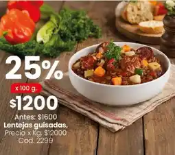 Coto Lentejas guisadas oferta