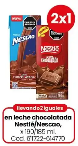 Coto Nestlé/nescao en leche chocolatada oferta