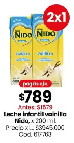 Coto Nido leche infantil vainilla oferta