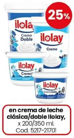 Coto Ilolay en crema de leche clásica/doble oferta