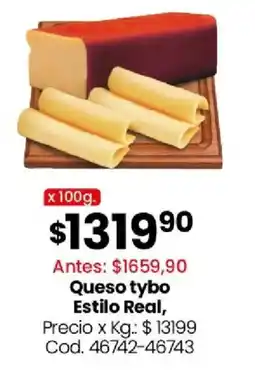 Coto Estilo real queso tybo oferta