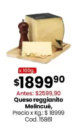 Coto Melincué queso reggianito oferta