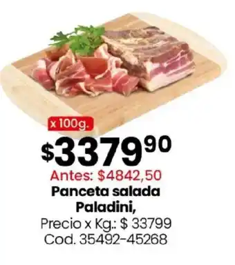 Coto Paladini panceta salada oferta