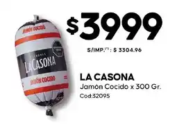 Diarco La casona jamón cocido oferta