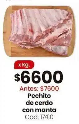 Coto Pechito de cerdo con manta oferta