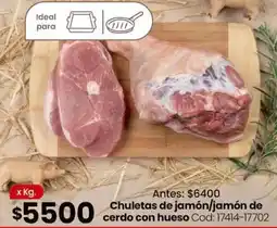 Coto Chuletas de jamón/jamón de cerdo con hueso oferta