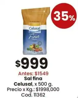 Coto Celusal sal fina oferta