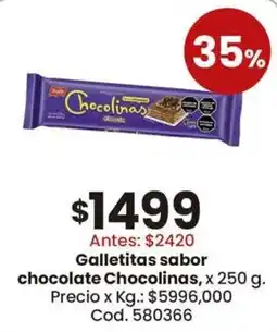 Coto Chocolinas galletitas sabor chocolate oferta