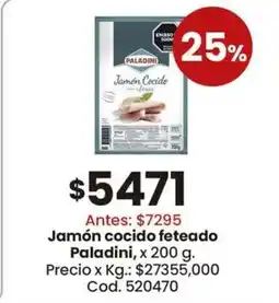 Coto Paladini jamón cocido feteado oferta