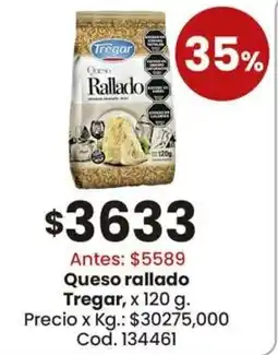 Coto Tregar queso rallado oferta