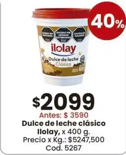 Coto Ilolay dulce de leche clásico oferta