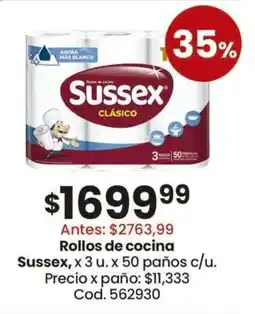 Coto Sussex rollos de cocina oferta