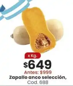 Coto Zapallo anco selección oferta