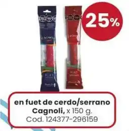 Coto Cagnoli en fuet de cerdo/serrano oferta