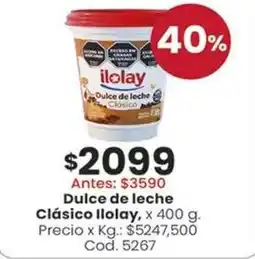 Coto Ilolay dulce de leche clásico oferta