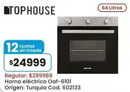 Coto Tophouse horno eléctrico Oaf-6101 oferta