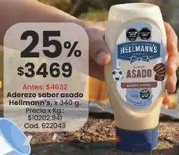Coto Hellmann's Aderezo sabor asado oferta