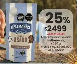 Coto Hellmann's aderezo sabor asado oferta