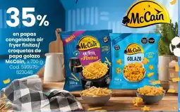 Coto Mccain en papas congeladas air fryer finitas/ croquetas de papa golazo oferta
