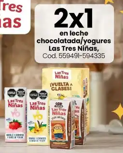 Coto Las tres niñas en leche chocolatada/yogures oferta