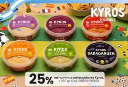 Coto Kyros en hummus varios sabores oferta