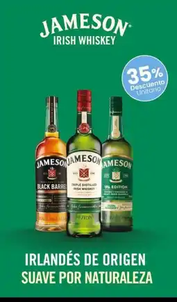 Changomas Jameson irish whiskey oferta